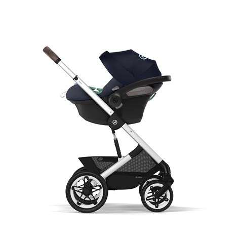 Poussette Talos S Lux Silver Ocean Blue Cybex Poussettes Polyvalentes