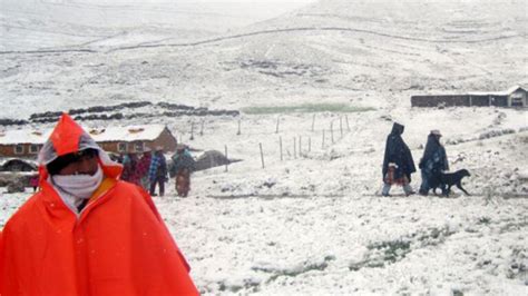 Senamhi Temperatura Descenderá Hasta 12 °c En La Sierra Sur