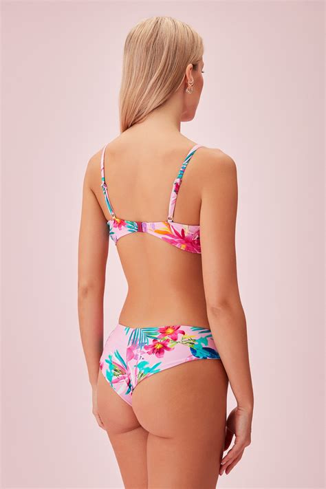 Brazilian Bikini Alt PEMBE TROPİKAL SUWEN