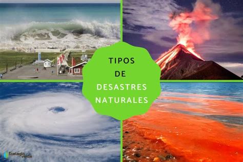 Desastres naturales concepto clasificación y ejemplos