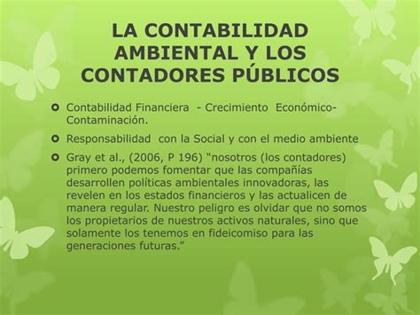 Contabilidad Ambiental Ppt