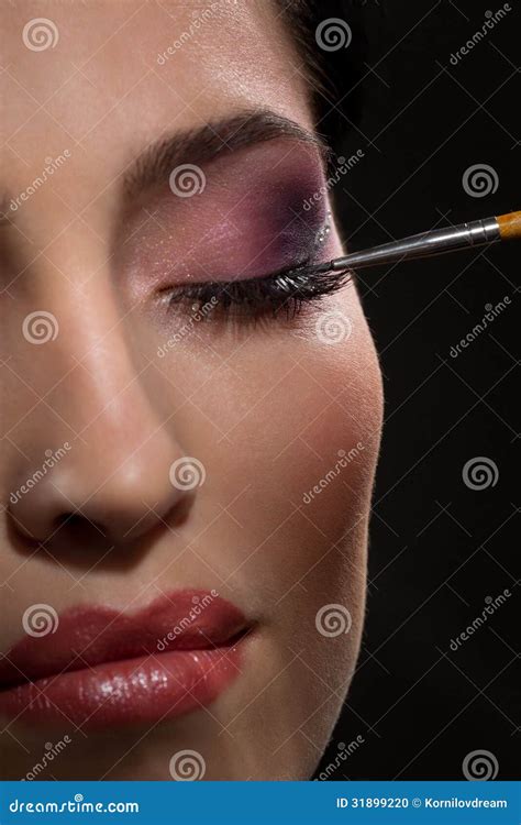 Brunette Make Up Stock Photo Image Of Front Diva Desire 31899220