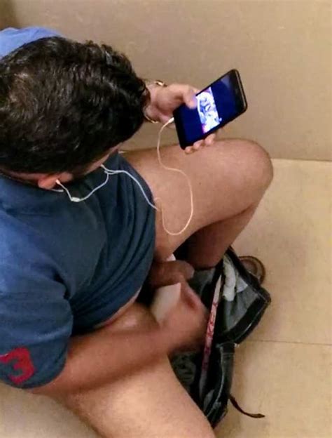 Indian Gay Sex Video Of A Horny Chubby Guy Masturbating To Porn In The Toilet Indian Gay Site