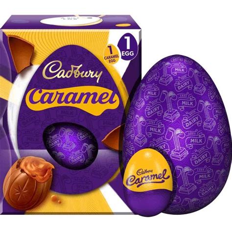 Cadbury Caramel Milk Chocolate Easter Egg 195g Cadbury Ts