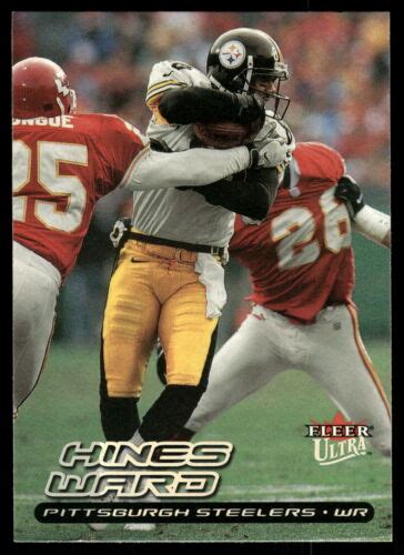 Ultra Hines Ward Pittsburgh Steelers Football Card Ebay