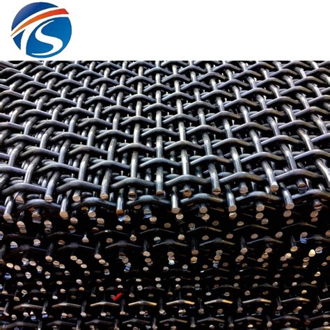 65mn Quarry Mining Screen Mesh Crimped Wire Vibrating Screen Mesh