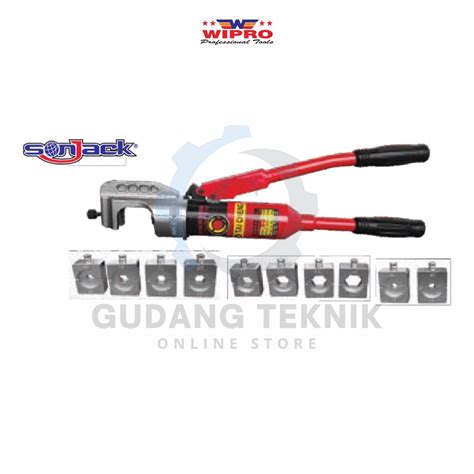 Jual Tang Press Skun Hidrolik SONJACK SET WIPRO SJ 240 Tang Skun