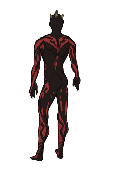 Rule 34 Alien Ass Back Back View Body Markings Darth Maul Gammatreis Horns Male Male Focus