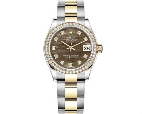 Buy Rolex Womens Datejust 31 278383rbr Wristwatch Black Mother Of