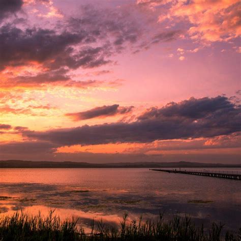 Long Jetty Sunset - Lake Diary