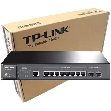 Switch Gerenciável Tp link Tl sg3210 08 Portas Gigabit Sfp R 759