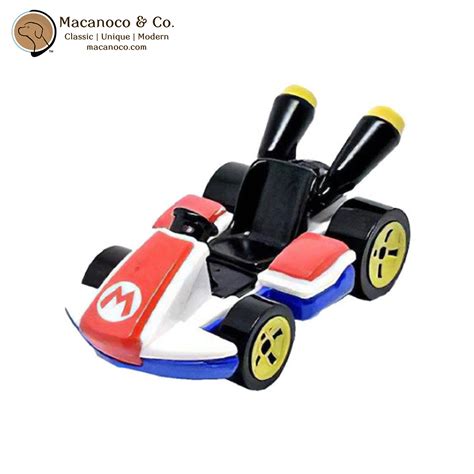 Hot Wheels Standard Kart White Blue Toy Macanoco And Co