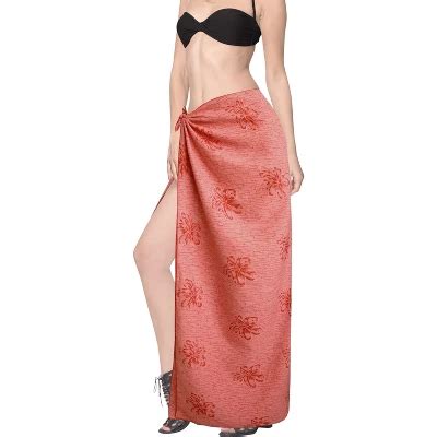 La Leela Women S Bikini Beachwear Sarong Coverups Swimsuit Swim Cover Up Summer Wraps Skirt