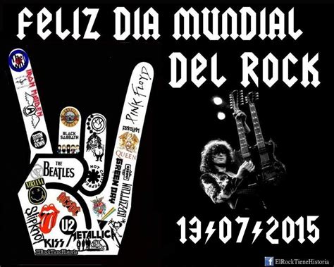 13 de julio día mundial del Rock Dia mundial del rock Dia del rock