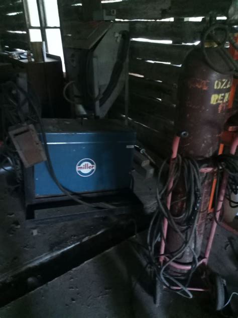 Old Miller Tig And Stick Welder W Pedal Comes W Two Tanks For Sale In