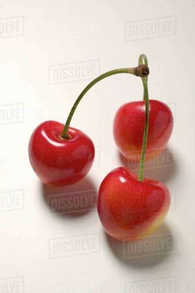 Three Cherries Stock Photo Dissolve