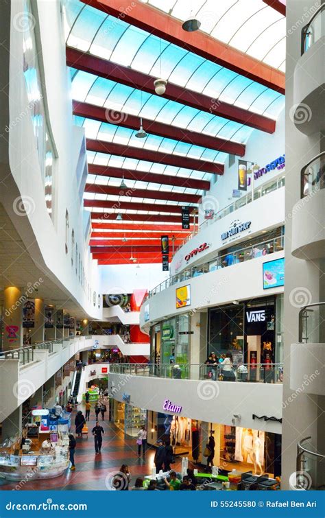 Dizengoff Center In Tel Aviv Israel Editorial Image Image Of