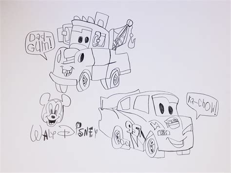 Lightning McQueen and Mater by mateofugu on DeviantArt