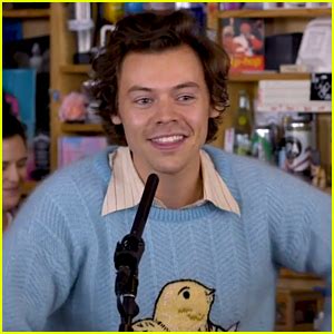 Harry Styles Jokes That ‘Adore You’ Is About a Fish During NPR’s Tiny ...