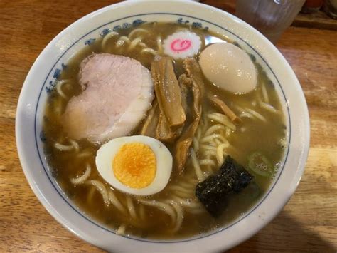 『小盛中華そば750円 煮玉子100円』飯田橋大勝軒のレビュー ラーメンデータベース