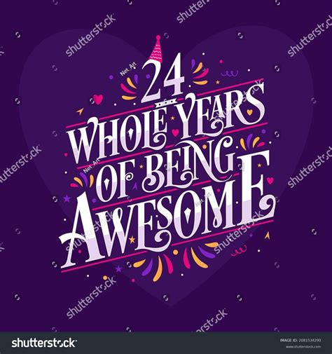 4349 24th Birthday Images Stock Photos And Vectors Shutterstock