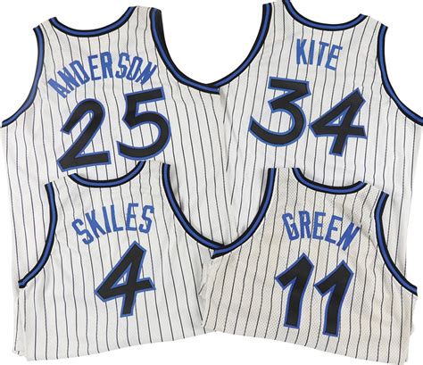 1992-93 Orlando Magic Game Worn Jerseys (4)