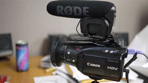 Rode VideoMic Pro Test With Canon HD Camcorder YouTube