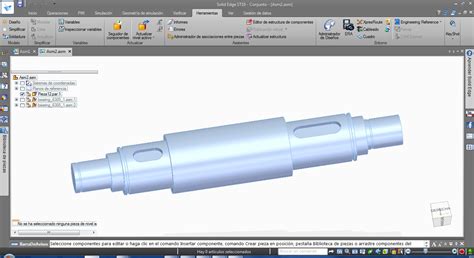 Diseño eficiente de un eje en 3D con Solid Edge Blog SEAS