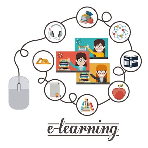 Premium Vector E Learning Design