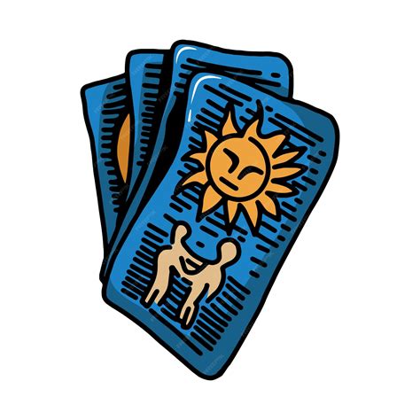 Premium Vector | Hand drawn illustration of tarot cards Magic and ...