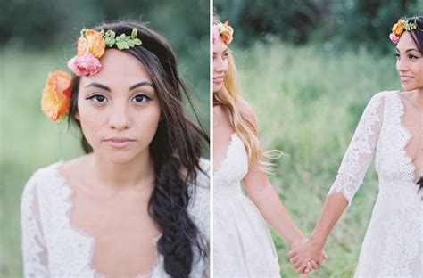 Two Bride Lesbian Wedding On Maui Love Wins Wendy Laurel Photography