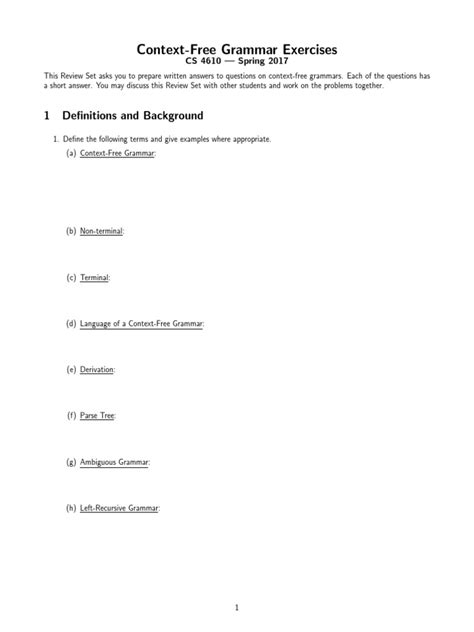 Context Free Grammars Pdf Pdf Parsing Syntax Logic