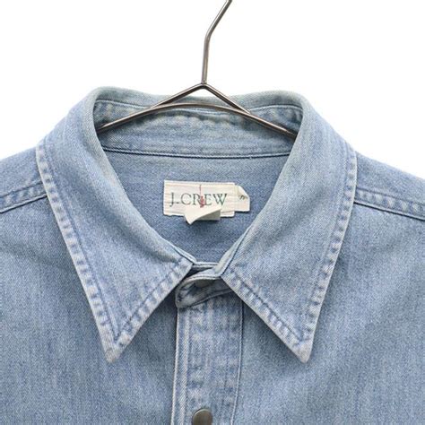 【楽天市場】ジェイクルー 90s 巨人タグ 長袖 デニムシャツ S ブルー Jcrew メンズ 【中古】 【230501】 【pd】：古着、used専門百貨店big2nd