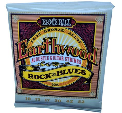 Ernie Ball 2008 10-52 Rock&Blues - струны для акустической гитары ...