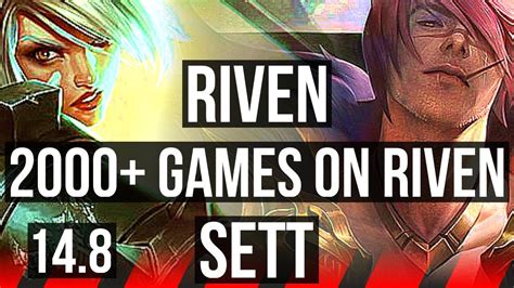 Riven Vs Sett Top Games Solo Kills Euw Master