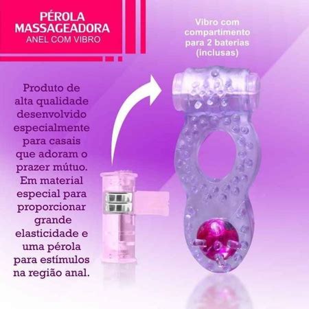 Anel Peniano Vibrador E P Rola Loja Do Desejo Sex Shop