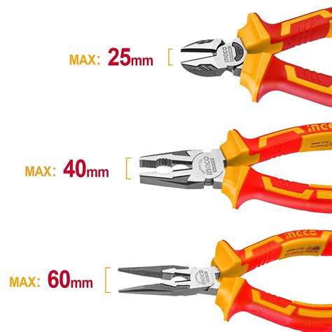 Ingco Hand Tools Ingco Pcs Insulated Pliers Set Hikps