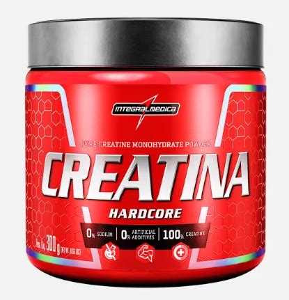 Creatina Hardcore Pura G Integralmedica Lizard Suplementos