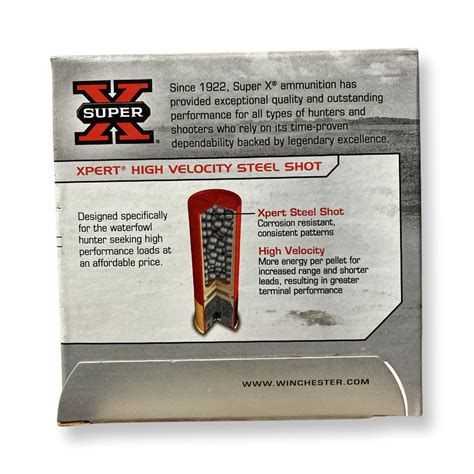 WINCHESTER SUPER X XPERT HIGH VELOCITY WATERFOWL 12 GA 3 1400 FPS 1