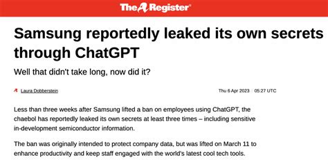 ChatGPT Already Involved In Data Leaks Phishing Scams Malware Infections