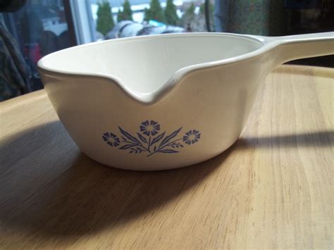 Corning Ware Cornflower P 89 B 2 12 Cup Sauce Pan With Lip Etsy Corning Saucepan Cornflower