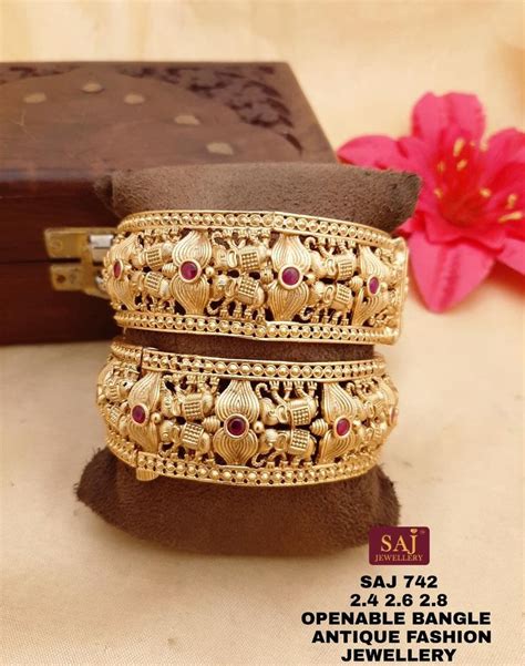 Pin By Godavari On All Traditional Jewels In Gold Plated Bangles