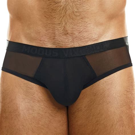 Modus Vivendi Slip Classic Muslin Noir INDERWEAR