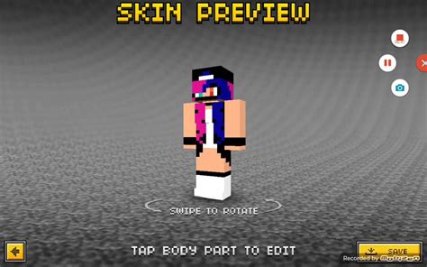 Pixel Gun 3d Cool Girl Skin Not Shaded YouTube