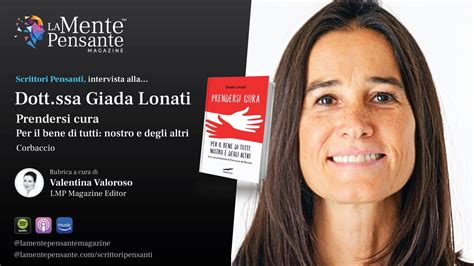 Dott Ssa Giada Lonati Intervista All Autrice Di Prendersi Cura