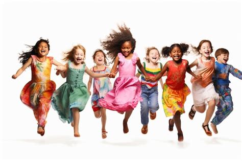 Children From Diverse Communities Playing Together Premium Ai