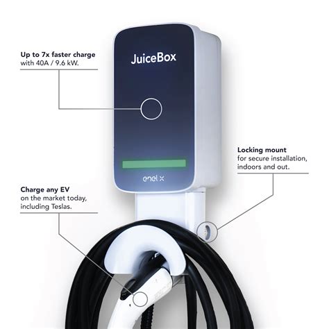 Next Gen JuiceBox 40 Car Charger With WiFi Enel X