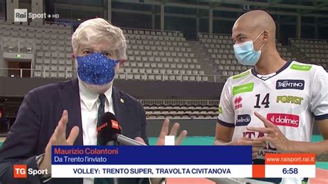 Dal Tg Sport Rai Trento Super Travolta Civitanova Youtube