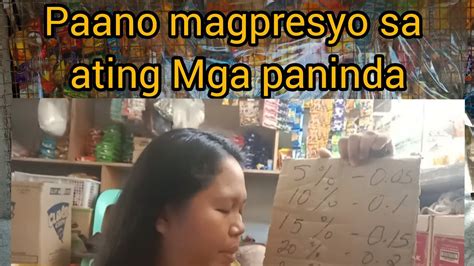 PAANO MAGPRESYO Ng ATING Mga PANINDA Sa ATING SARI SARI STORE BUSINESS