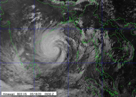 Cyclone Amphan Super Cyclonic Storm In The Bay Of Bengal